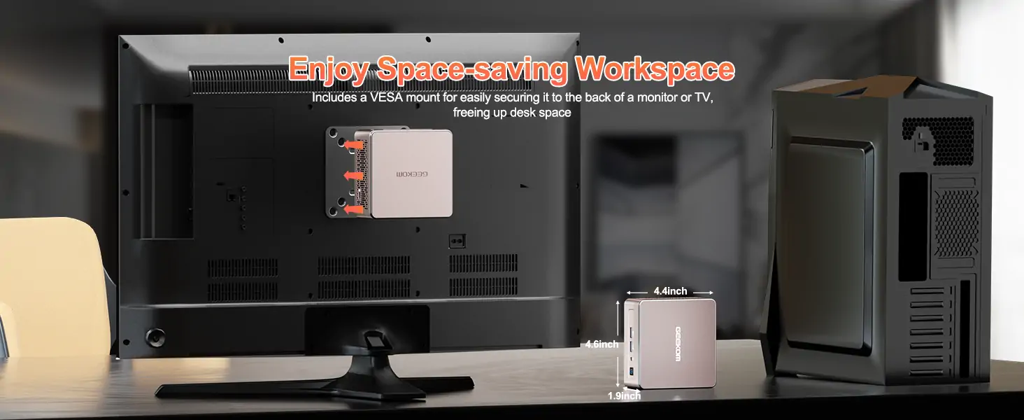 Space-saving Mini PC for streaming