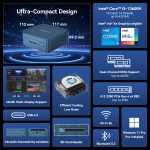 Mini Pc Gaming  GEEKOM IT13 Intel Core i5 13600H