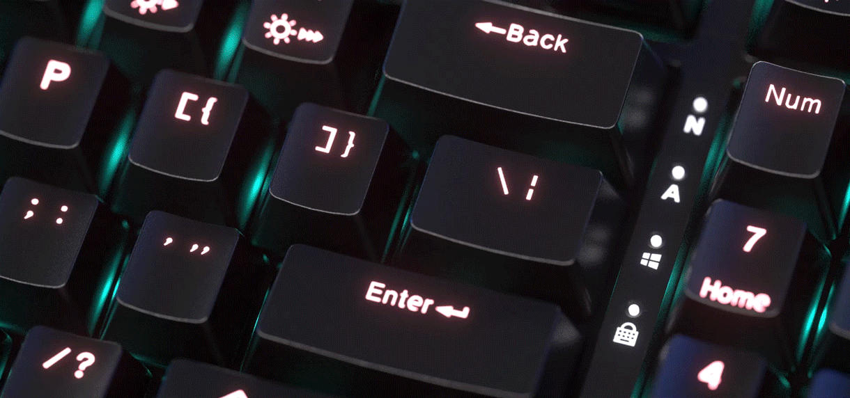 buttons on mechanical keyboard