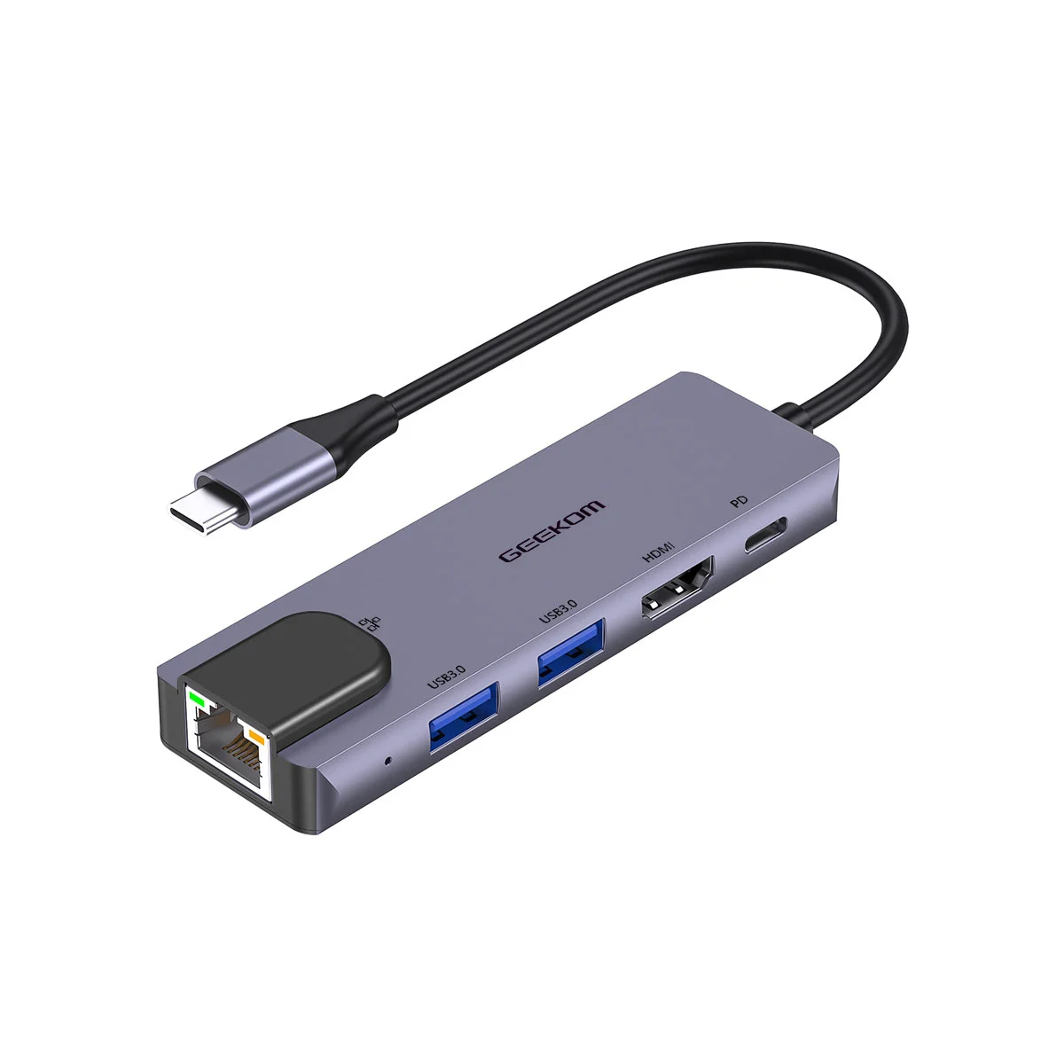 GEEKOM 5-in-1 USB C Hub