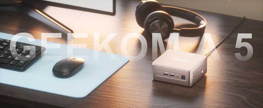 GEEKOM A5 Mini PC with AMD Ryzen™ 7 5825U