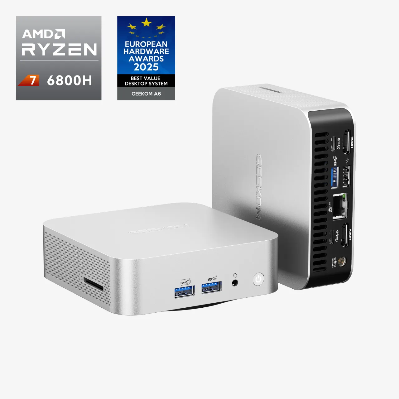 GEEKOM A6 Mini PC AMD Ryzen™ 7 6800H