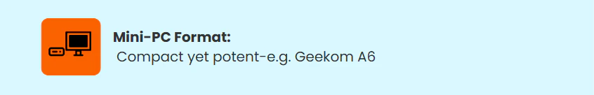 Small Form Factor for Mini PCs