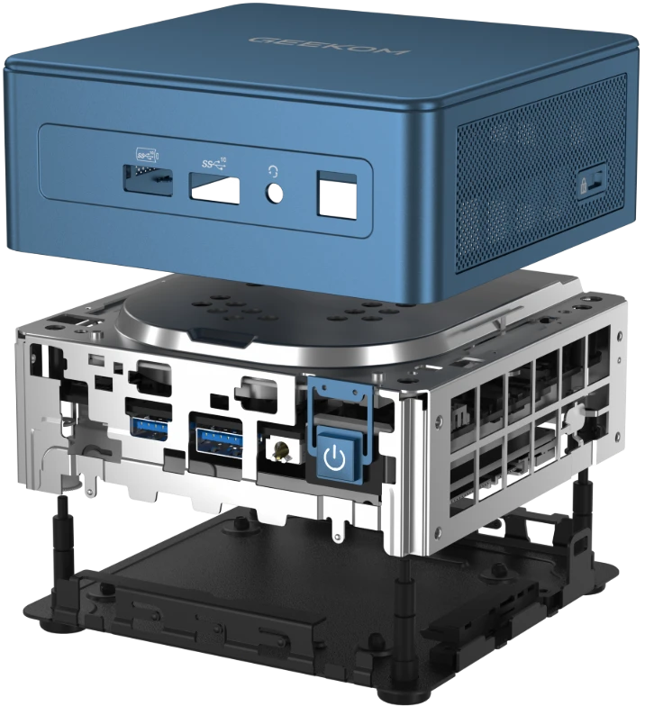 exploded view of GEEKOM Mini IT13 2025 Edition Mini PC