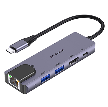 GEEKOM Hub USB C 5-in-1