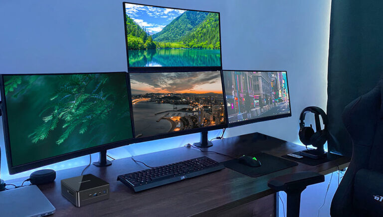 Quad Monitor Setup for gaming