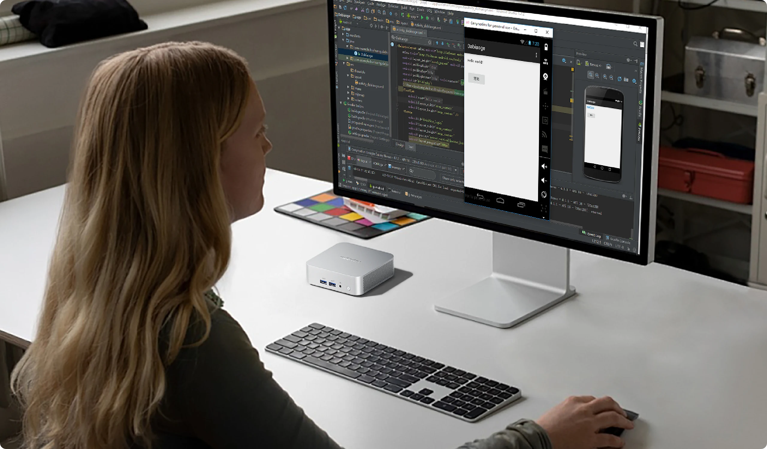 GEEKOM A8 AI Mini PC for Video editing