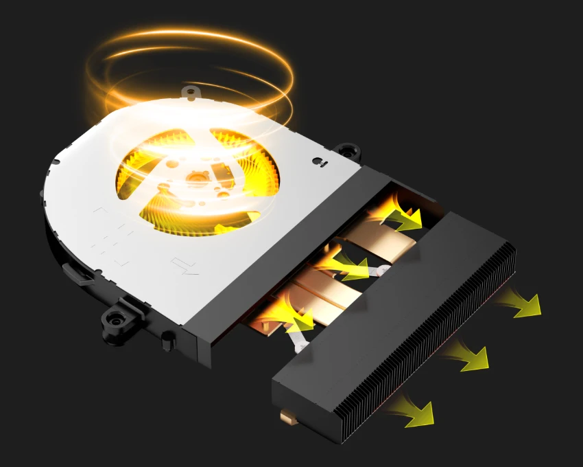 Enhanced airflow – 50% more efficient than standard systems.