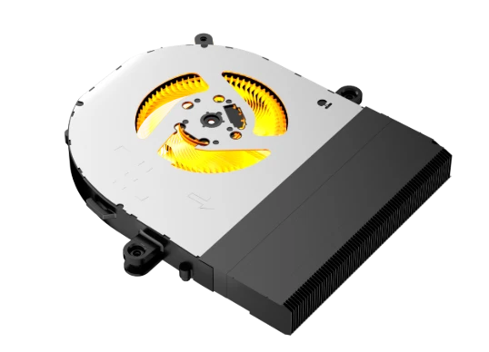 Dual Copper Heat Pipes, Efficient Heat Dissipation