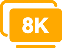 Supports 4 displays or up to 8K