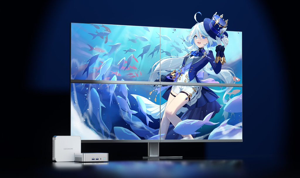 mini pc for quad monitors setup