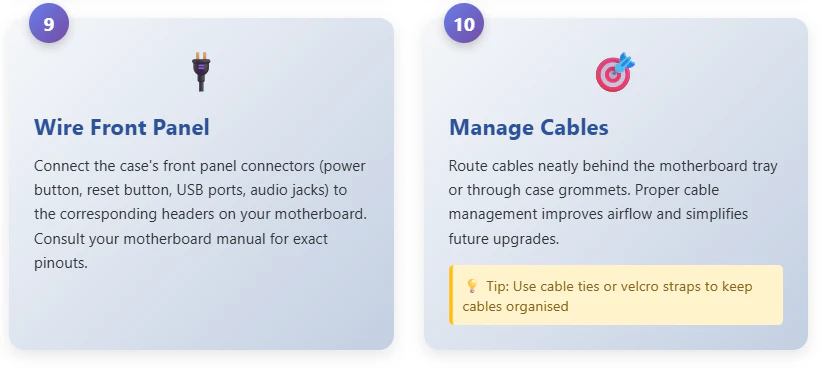 step9-10 to build PC