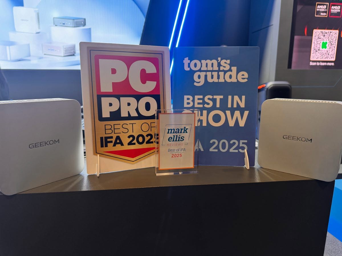Recognition at IFA-GEEKOM A9 MEGA